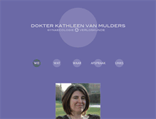 Tablet Screenshot of doktervanmulders.be